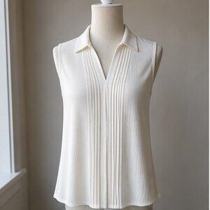 Ivory Ruffle Blouse